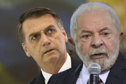 Jair Bolsonaro e Lula.