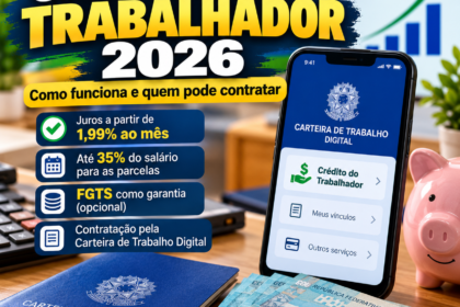 Crédito do Trabalhador 2026 empréstimo com FGTS como garantia