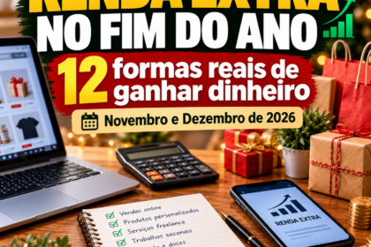 renda extra no fim do ano ideias para ganhar dinheiro em novembro e dezembro de 2026