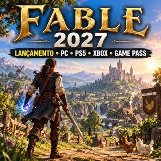 Fable 2027 lançamento para PC PS5 Xbox e Game Pass