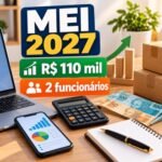MEI 2027 novo limite de faturamento 110 mil e dois funcionários