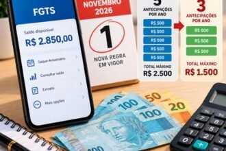 novas regras saque-aniversário FGTS 2026 antecipação