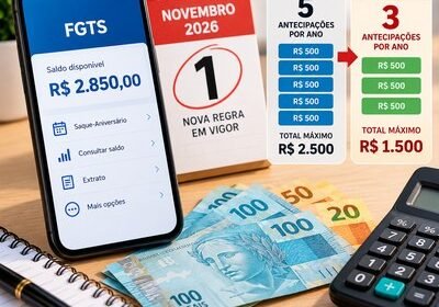 novas regras saque-aniversário FGTS 2026 antecipação